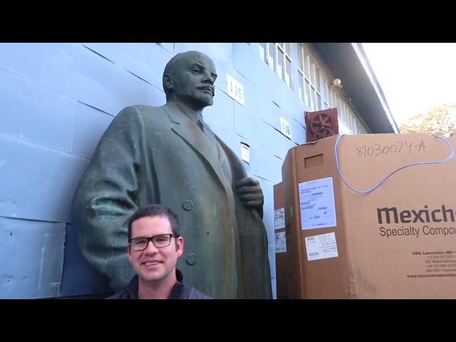 Statue of Vladimir Lenin hiding in Willimantic!