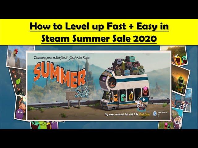 Steam Summer Sale 2020 How to Level Up Steam Account Fast + Easy | New Point System