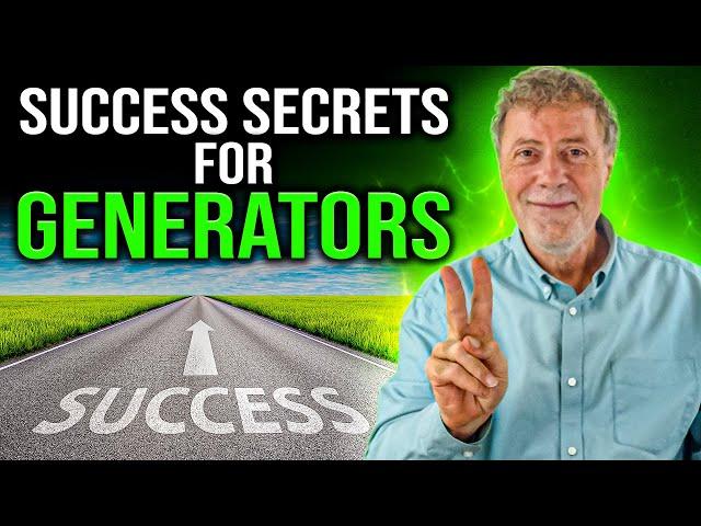 Success Secrets for Generators and Manifesting Generators in Human Design