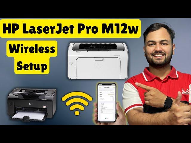 How to Configure HP LaserJet M12w to Network and Connect to Wi-Fi (Urdu/Hindi) I best printer 2024