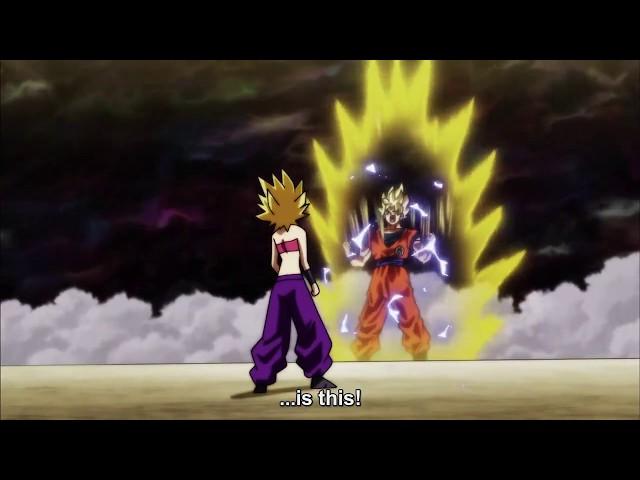 Goku teaches Caulifa Super saiyan 2