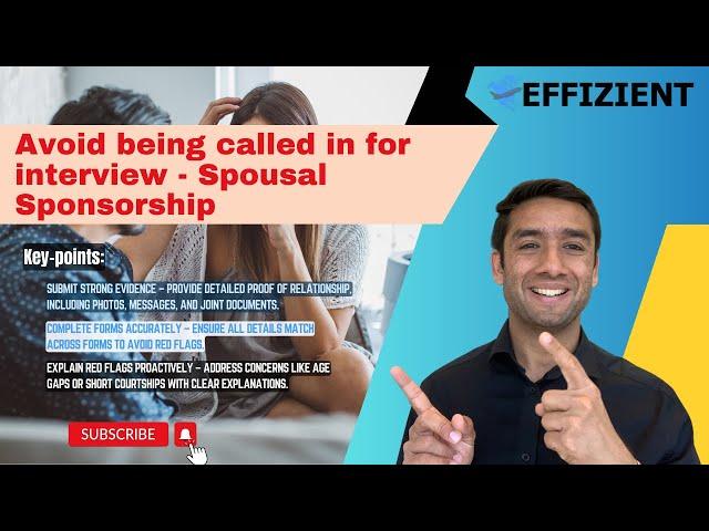 How to Avoid Interviews in Spousal Sponsorship Application