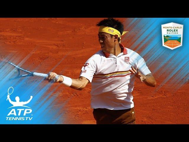 Kei Nishikori's best shots and rallies from 2018 Rolex Monte-Carlo Masters