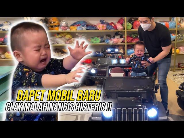 CLAY NANGIS HISTERIS !! NAIK MOBIL BARU ?!