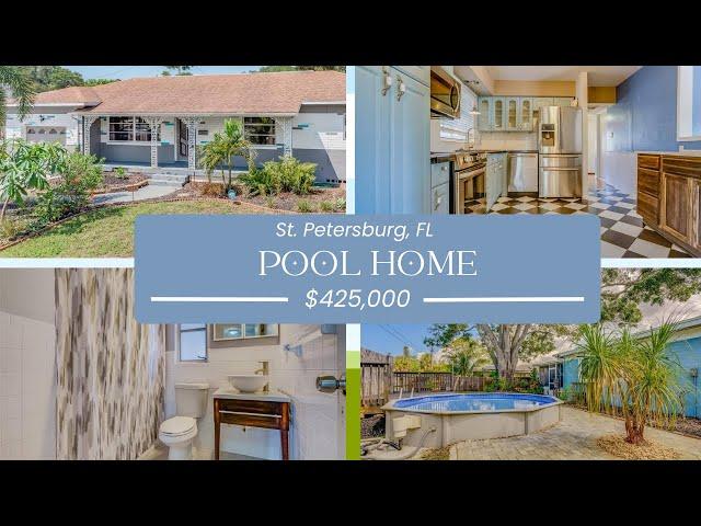 St. Petersburg Florida Pool Home Video Tour