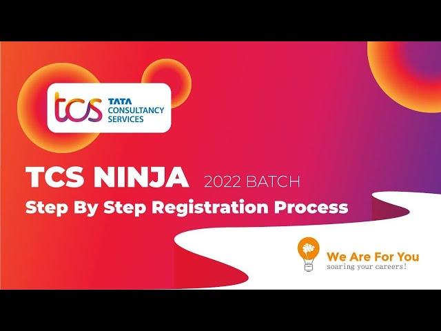 Tcs Ninja 2022 Step by Step Registration Process | 2022 Batch | Tcs Ninja NQT Drive 2022