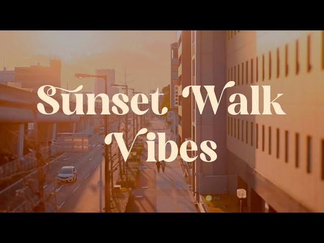 Sunset Walk Vibes  Japanese Lofi Mix for Relaxation and Focus