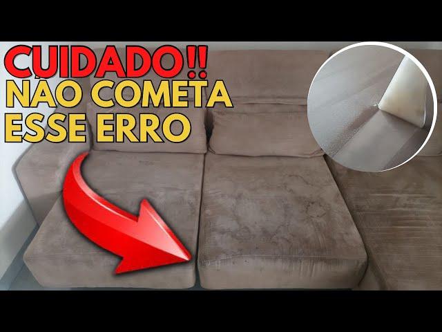 COMO FAZER HIGIENIZAÇÃO DE SOFÁ MUITO SUJO