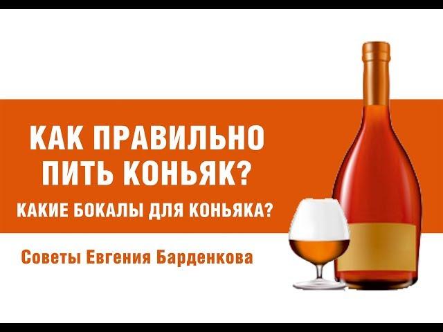 Как правильно пить коньяк? Из каких бокалов пить коньяк?