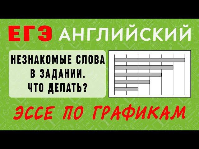 ЕГЭ английский. Незнакомые слова в теме эссе на основе таблиц и диаграмм.  Что делать?