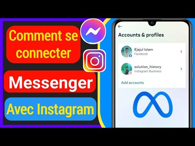 Comment connecter Facebook Messenger avec Instagram | comment ajouter facebook avec instagram