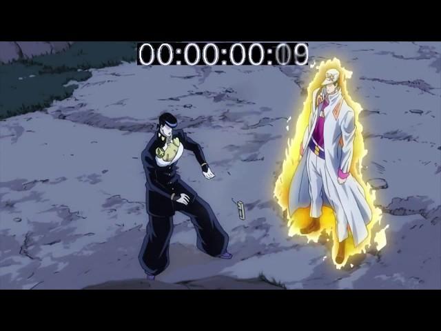 Star Platinum: The World Time stop in real seconds