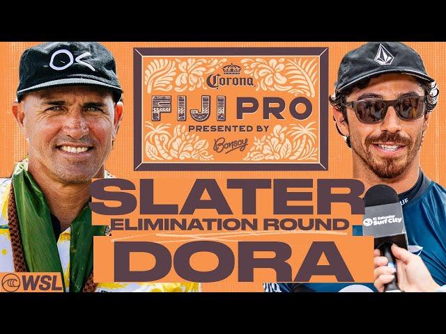 Kelly Slater vs Yago Dora | Corona Fiji Pro presented by Bonsoy 2024