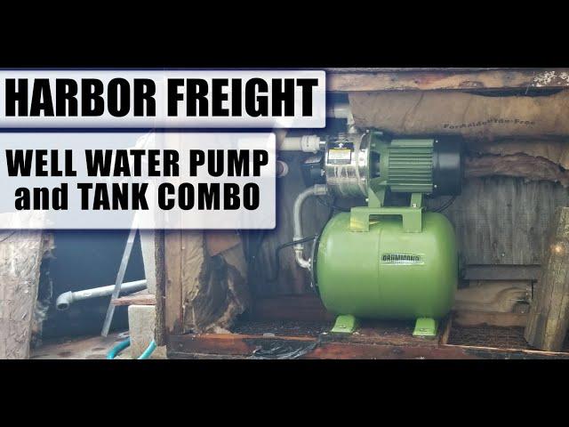 Harbor Freight Shallow Well Pump & Tank Combo Review 6 yrs later