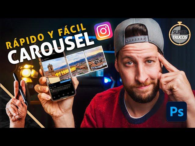 Como Crear un CAROUSEL para INSTAGRAM con PHOTOSHOP | Fácil Y Rápido