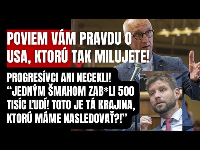 Progresívci ani necekli! Jozef Banáš im zobral poslednú nádej! Teraz vám poviem pravdu o USA…