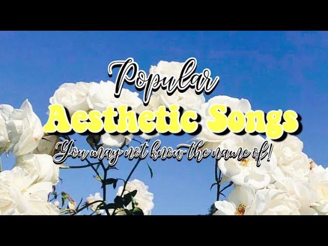 Aesthetic Songs You May Not Know Of|| CloudiiEdits