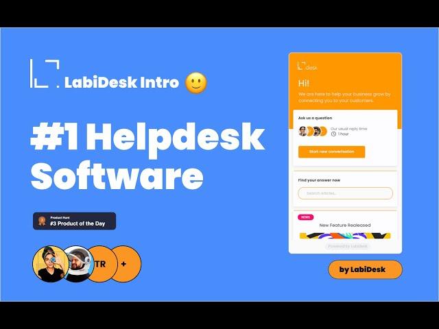 LabiDesk HelpDesk Software Intro (Live Chat Software, Ticketing Software and Knowledge Base)