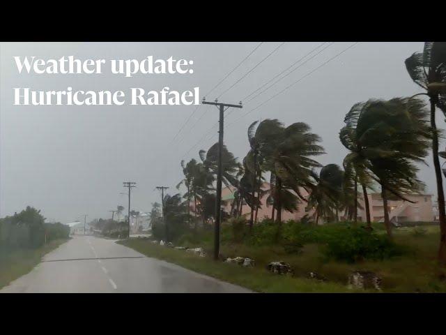 Weather update: Tropical Storm Rafael