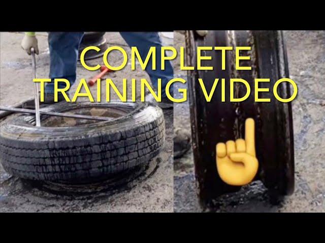 CHANGING TIRES DISMOUNT & MOUNT USING TIRE IRONS /BARS/SPOONS W/EXPLANATION OF HOW TO DO IT ANY SIZE