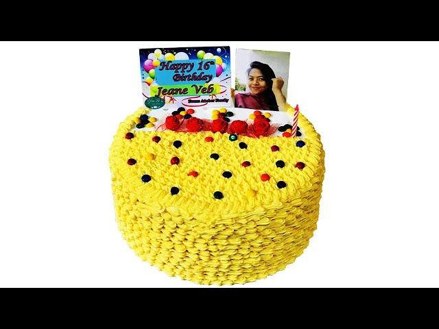 CAKE DESIGN TUTORIAL FOR BEGINNERS USING BOILED ICING | YUFI VLOG