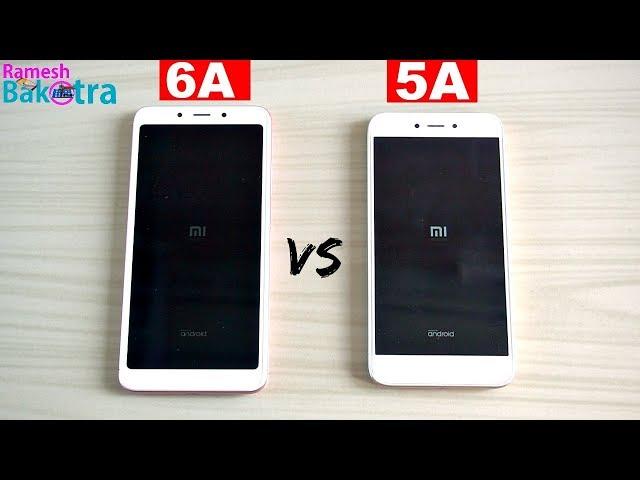 Redmi 6A vs Redmi 5A Speed Test and Camera Comparison