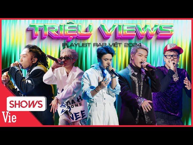 Top 9 bài rap TRIỆU VIEWS gây tiếng vang tại Rap Việt 2024: Dangrangto, GILL, Robber,...