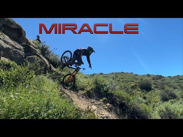 The Worst MTB Crash I Have Ever Seen! (OTB on 20 Foot Skull Drop) EXT Storia V3 Test 4/10/23