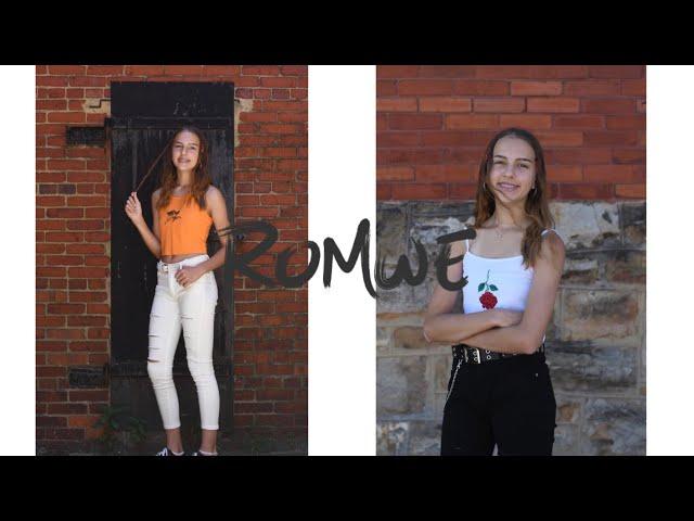 Modeling haul for Romwe! | Chloe Renee