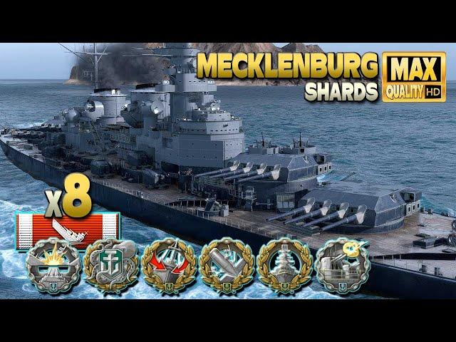 Battleship Mecklenburg: Offensive moves made the difference - World of Warships