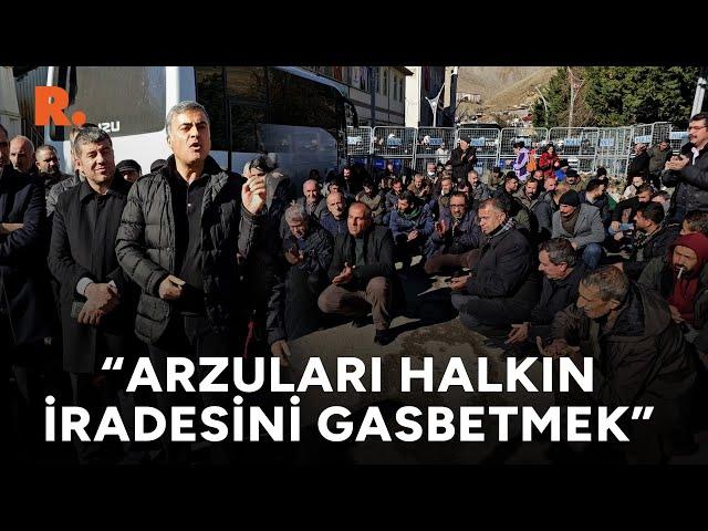 Bahçesaray’da kayyım protestoları ikinci gününde: Delilleri yok, arzuları halkın iradesini gasbetmek