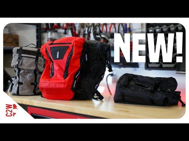 Impressive motorcycle bags from Icon motorsports. Advokat 2, Dreadnaught and Slingbag First Fit