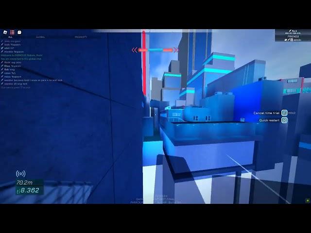 Roblox Parkour Reborn New Time Trial Circulation Platinum Route (v1.1)