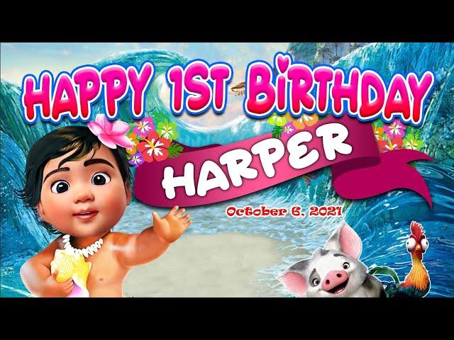 Harper Yllise 1st Birthday Celebration @ Robo Beach Resort