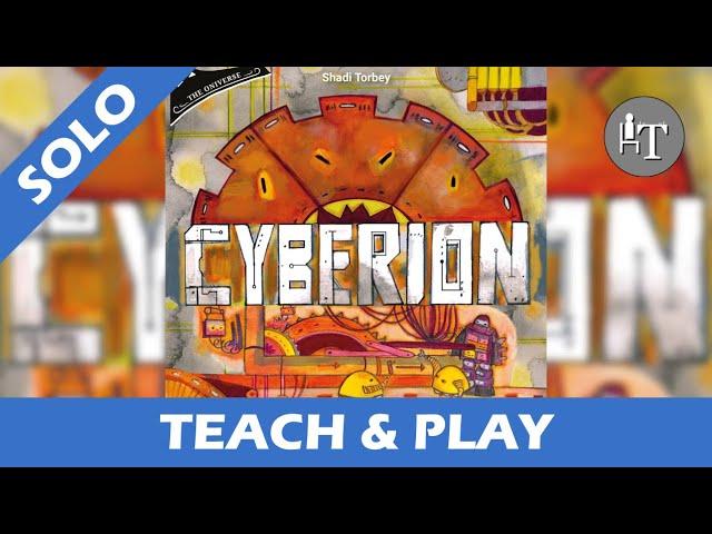 Tutorial & Solo Playthrough of Cyberion - Solo Board Game