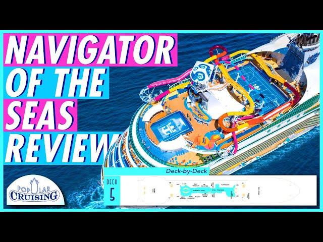 A WATERSLIDE Cruise Haven  Navigator of the Seas Review and Deck-by-Deck Tour ~ Royal Caribbean