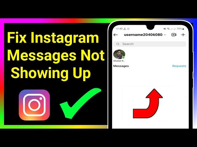 HOW TO FIX Instagram messages not showing up | Instagram dm not loading 2022