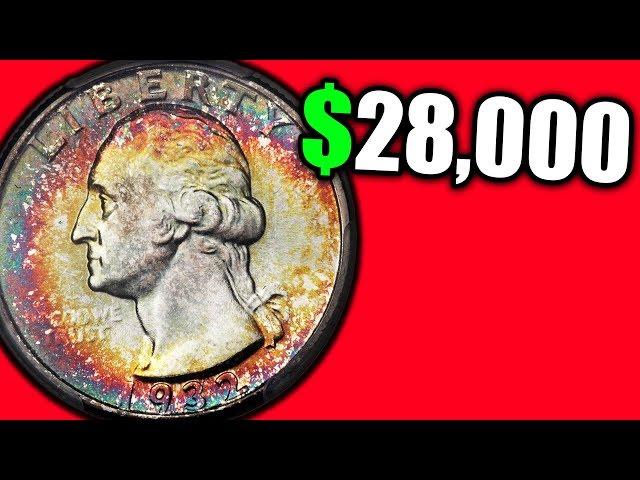 FIRST YEAR OF THE WASHINGTON QUARTER!! HOW MUCH IS A 1932 SILVER QUARTER WORTH??