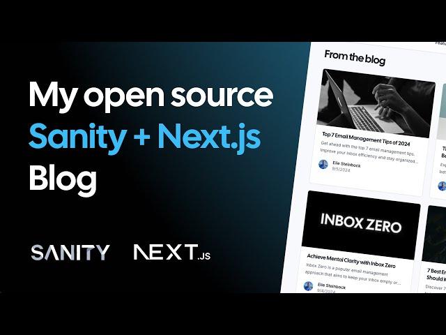 How I built a blog with Next.js and Sanity headless CMS