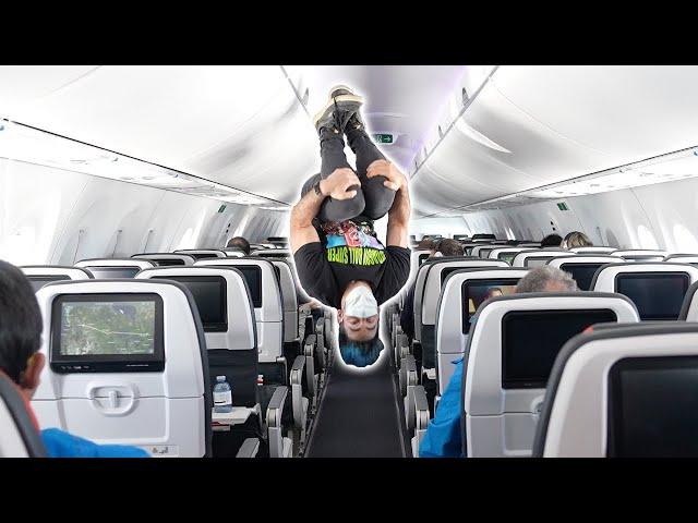 Insane BACKFLIP on Airplane! (Parkour Challenge)