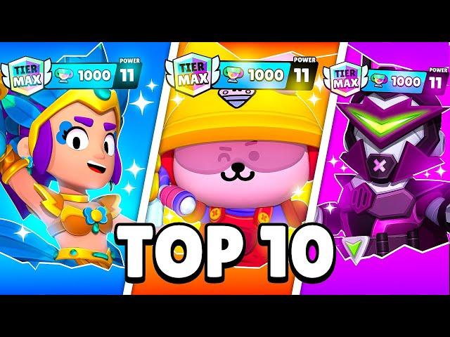 Top 10 Easiest MAX TIERS In Brawl Stars (New Meta)