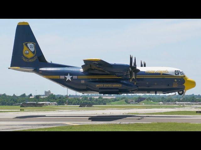 Tinker Airshow 2023: Blue Angels C-130J "Fat Albert" Demo!