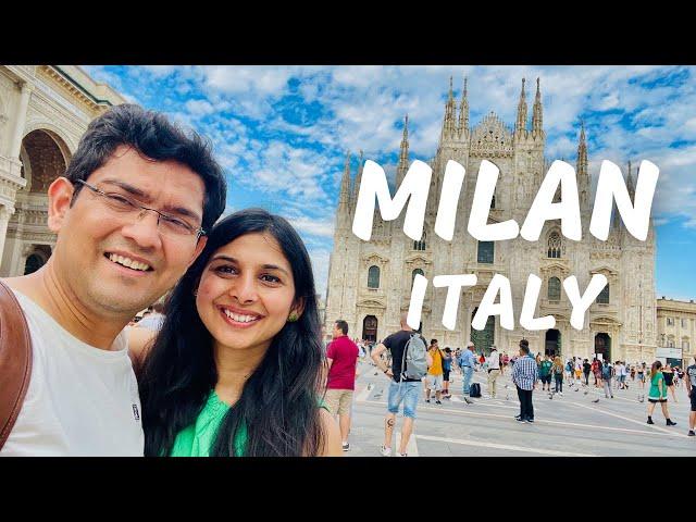 Milan City Tour| Shopping In Milan| Milan Cathedral | Milan Italy Travel Vlog| Desi Couple On The Go