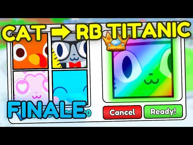  9B+ PROFIT SNIPE!!!!!!! - Cat to Rainbow Titanic FINALE!(Pet Simulator 99)