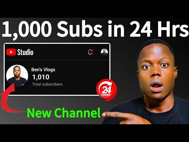 How I Got 1,000 Subscribers in 24 Hours on a Brand New YouTube Channel (Full Strategy)