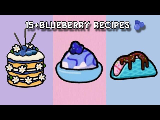 New 20+ Blueberry Recipes 🫐 in tocaboca//tocaboca recipes