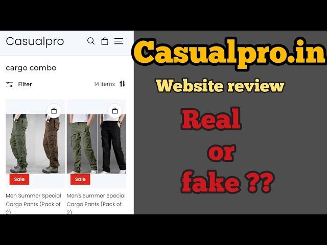 casualpro.in website review | casual pro website review || casual pro website real or fake ? | scam