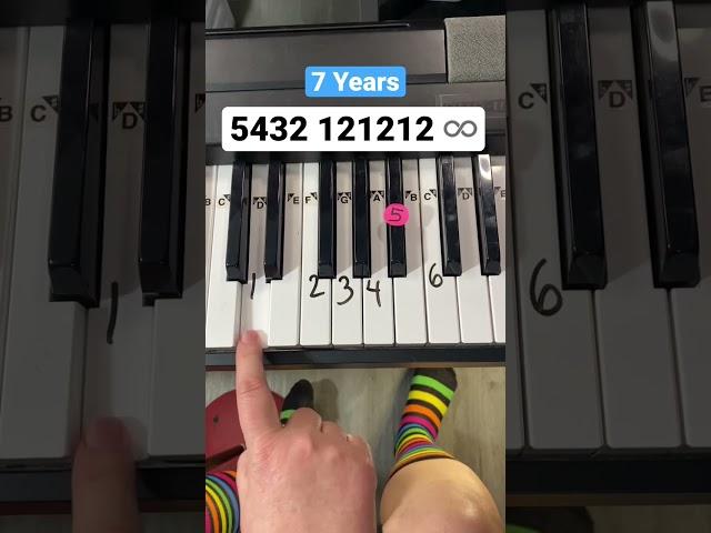 It takes 7 Years to learn how play this song on piano 