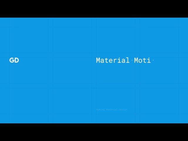 Material Design Motion