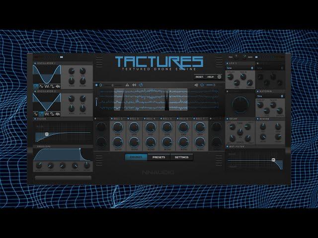 Tactures - Textured Drone Engine Plugin | Demo + Walkthrough (VST3/AU Plugin)